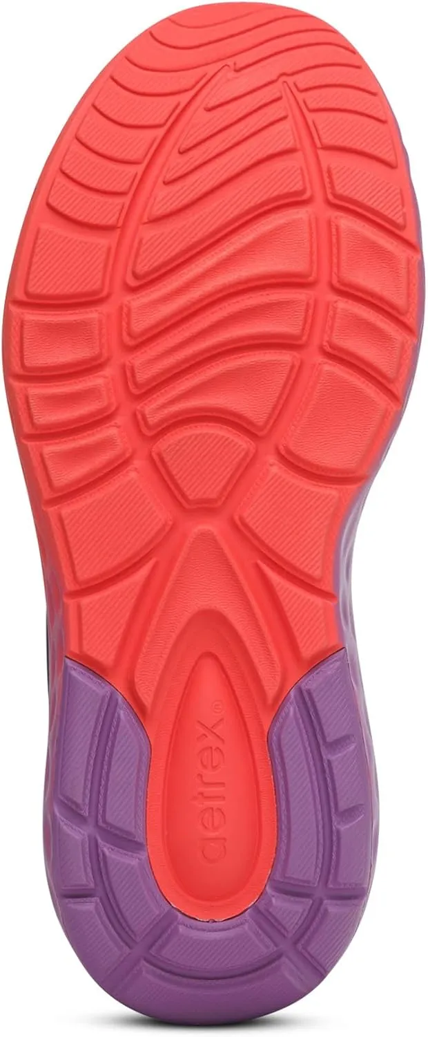 Aetrex Women's Danika Orthopedic Arch Support Sneakers - Breathable Extra Padded Heel Comfort