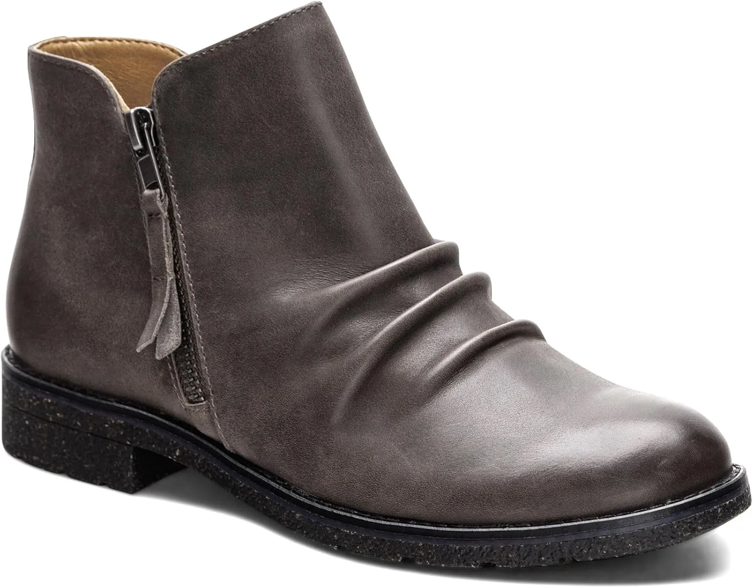Aetrex Women's Mila Orthopedic Low Ankle Boots for Women - Arch Support Plantar Fasciitis Releif Booties for Women
