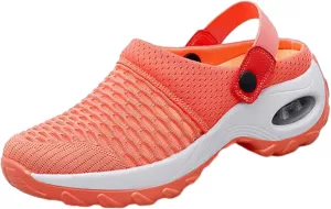 Air Cushion Slip-On Walking Shoes Orthopedic Diabetic Walking Shoes, Orthopedic Clogs Slippers Sandals Sneakers for Women