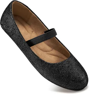 Alicegana Flats for Women Ballet Shoes: Comfortable Dressy Slip On Flats Casual Walking Wedding Penny Loafers