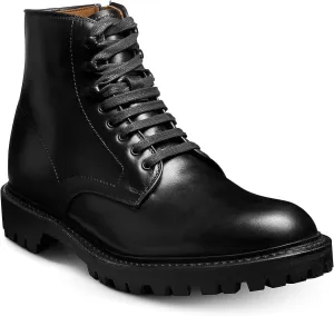 Allen Edmonds Higginsfplug - Boots for Men - Stacked Heels - Lightweight Rubber Lug Outsole - Round ToeBlack 11 D (M)