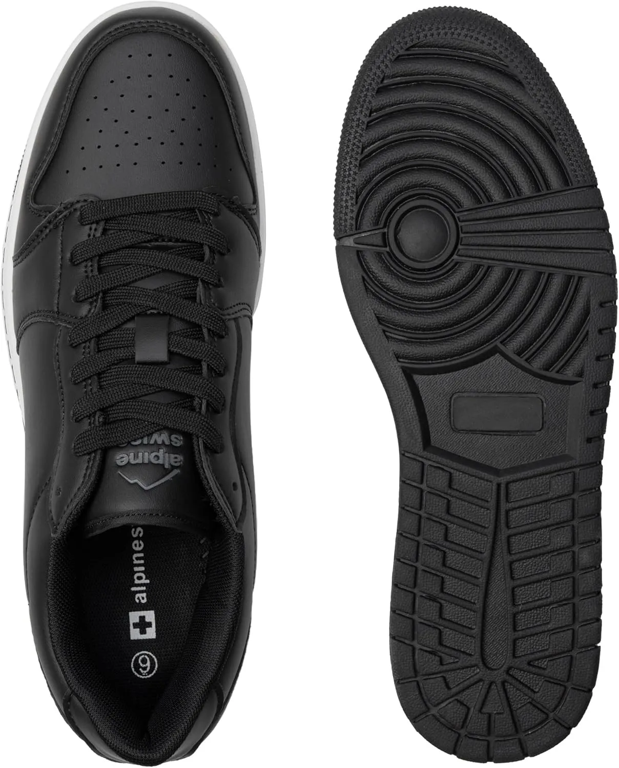 Alpine Swiss Nate Mens Fashion Sneakers Athletic Low Top Comfortable Tennis Shoes
