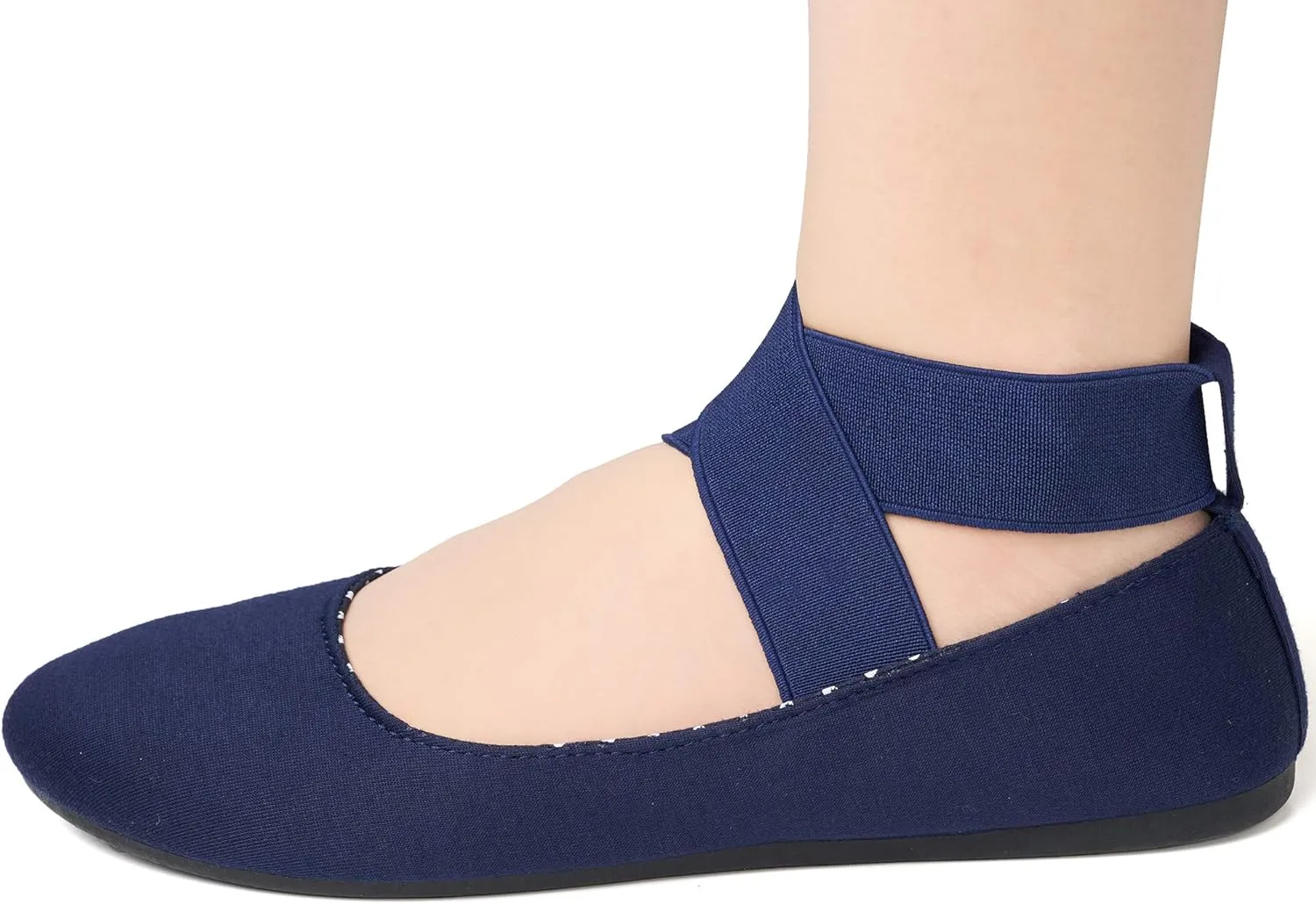 Alpine Swiss Peony Womens Ballet Flats Elastic Ankle Strap Shoes Slip On Loafers - Order 1 Size up Runs Small