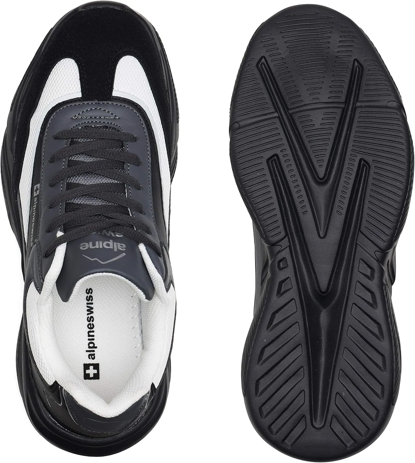 Alpine Swiss Stuart Mens Chunky Fashion Sneakers