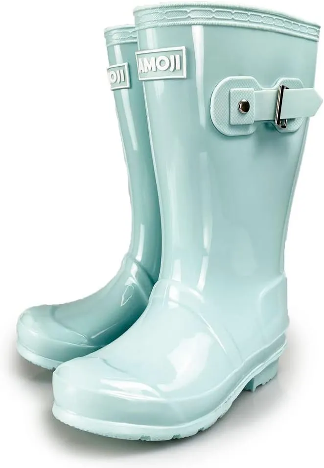 Amoji Gril Easy On Rain Boots (Little Kid/Big Kid)