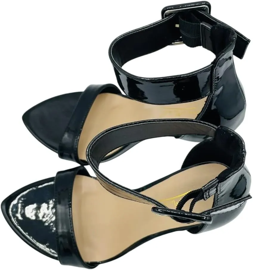 Anne Michelle Women's Open Toe Stiletto Heel Sandals Ankle Strap High Heel Sandals