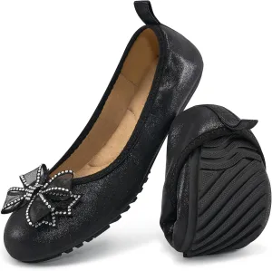 Aomigoct Ballet Flats for Women Shoes: Comfortable Round Toe Work Flats - Ladies Wedding Slip On Dressy Shoes