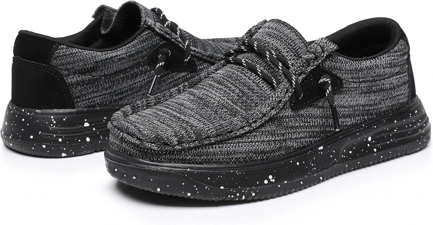 Apakowa Kids Boys Slip On Loafers Boat Shoes Girls Loafers Shoes (Toddler/Little Kid/Big Kid)