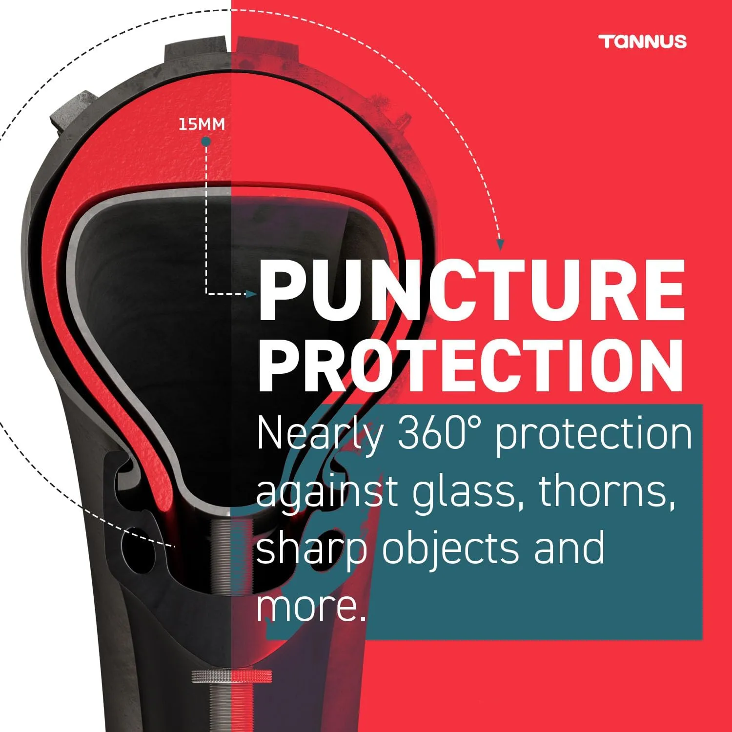 Armour Tire Insert, No Flat Bike Tire Liner, Puncture Proof Bicycle Tube Protector, Stops Flats from Thorns and Goatheads Compatible with E-Bikes, Mountain Bikes, and More