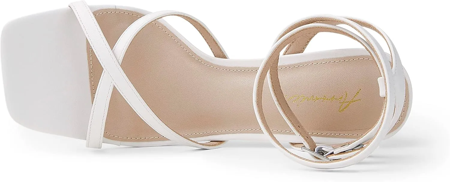 Arromic High Stilettos Heeled Sandals for Women Strappy Square Toe Heel Open Toe Heels Dressy Wedding Shoes Pumps Sandals