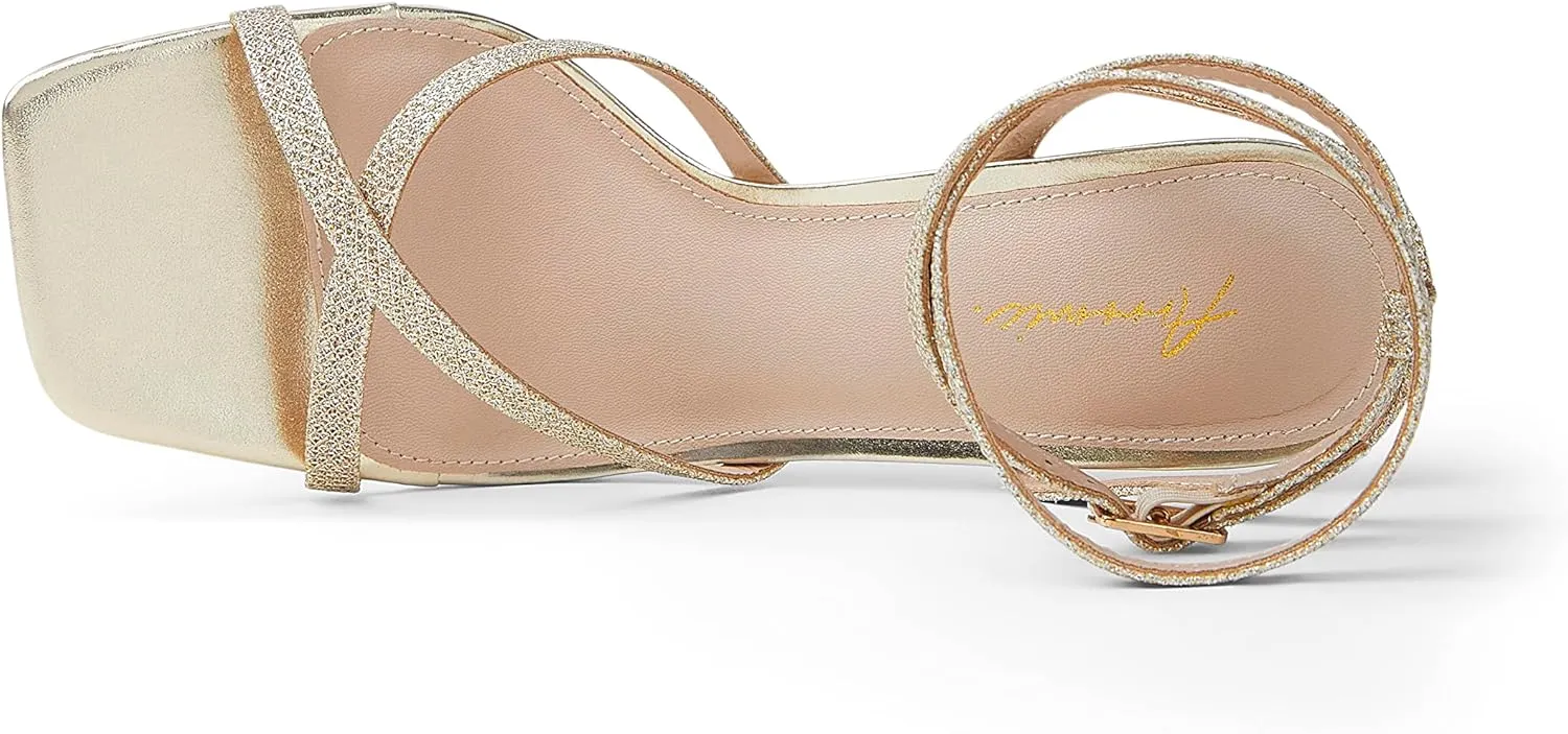 Arromic High Stilettos Heeled Sandals for Women Strappy Square Toe Heel Open Toe Heels Dressy Wedding Shoes Pumps Sandals