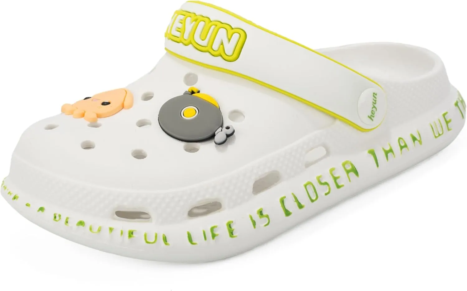 Azooken Kid's Cute Clogs Slides Boys Girls Slippers Beach Pool Shower Sandals Cartoon Garden Shoes(Toddler/Little Kids/Big Kids)