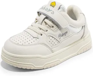 Babaya Girls Running Shoes Kids Tennis Athletic Sneakers Comfortable Lightweight Breathable Walking Shoes Non-Slip Girls Sneakers