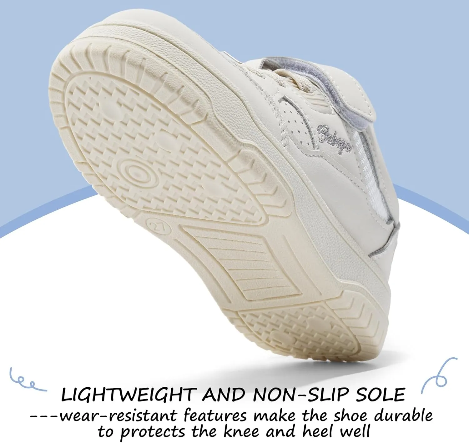 Babaya Girls Running Shoes Kids Tennis Athletic Sneakers Comfortable Lightweight Breathable Walking Shoes Non-Slip Girls Sneakers