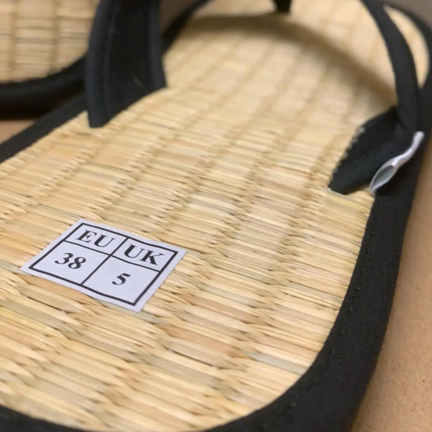 Bamboo Japanenes Traditional Shoes for Men Women House Tatami Slippers Straw Flip Flops Wicker Sandals Summer, Vietnamese Tatami Handmade Slippers (38/39)