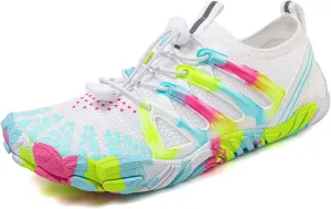 Barefoot for Women Wide Toe Box Trail Running Non-Slip Athletic Shoes Aqua Shoes Swimming Hiking Sneakers