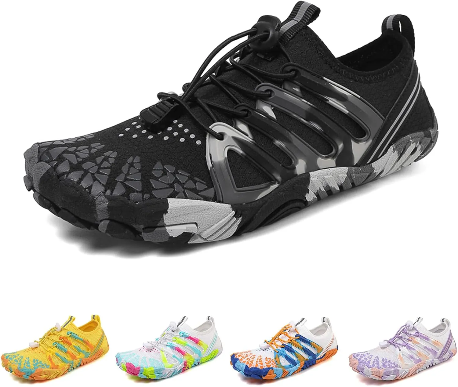 Barefoot for Women Wide Toe Box Trail Running Non-Slip Athletic Shoes Aqua Shoes Swimming Hiking Sneakers