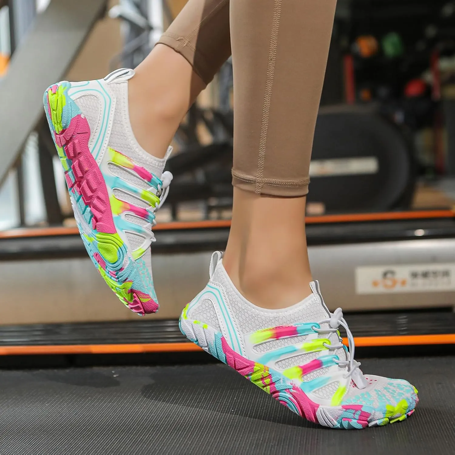 Barefoot for Women Wide Toe Box Trail Running Non-Slip Athletic Shoes Aqua Shoes Swimming Hiking Sneakers