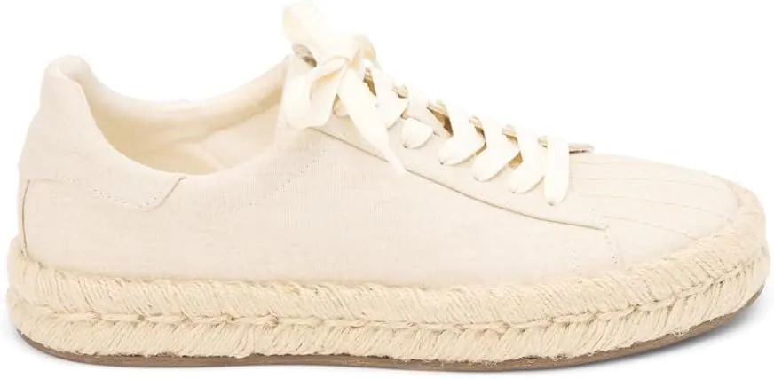 BEACH by Matisse Womens Wallis Espadrille Lace Up Sneakers Shoes Casual - Beige