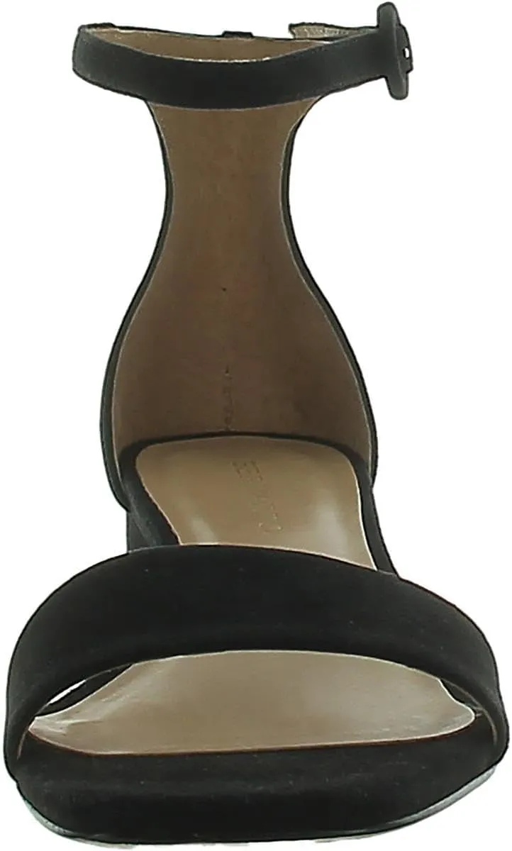 Bernardo® Jalena Heeled Sandals for Women – Leather and Man-Made Construction – Single Prong Buckle