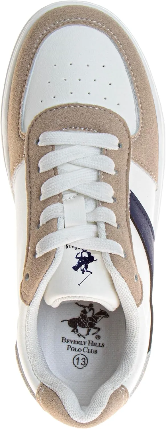 Beverly Hills Polo Club Boy's Bhpc Single Strap Low Top Classic Sneakers