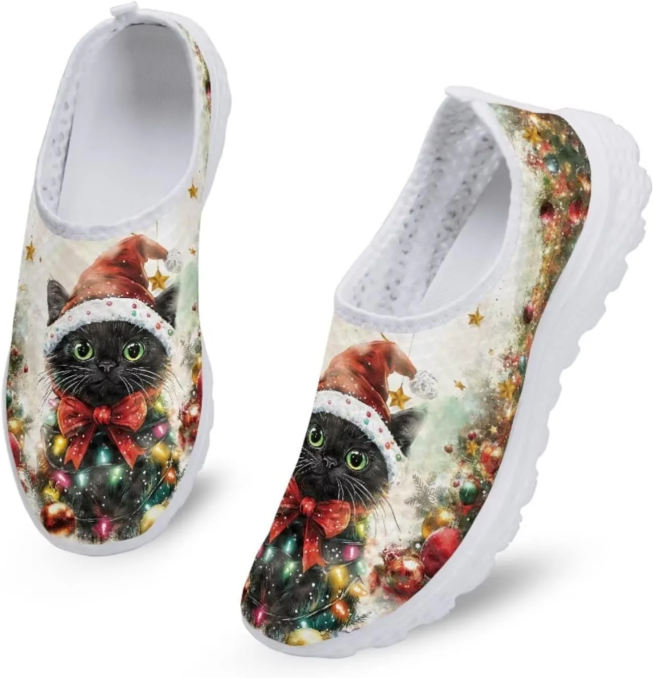 Bigcardesigns Fashion Women's Walking Shoes Sport Sneakers Breathable Mesh Loafers
