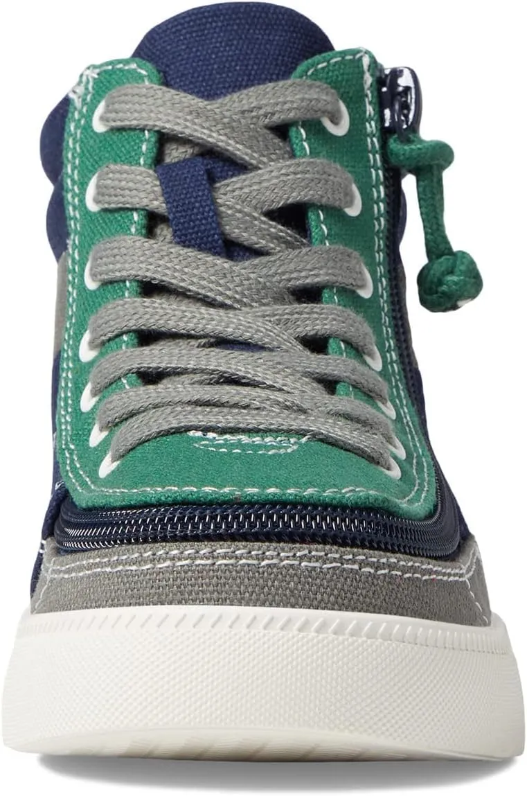 BILLY Footwear Kids Street High Top Sneakers for Toddlers – Canvas Upper – Padded Collar - Cushioned Footbed