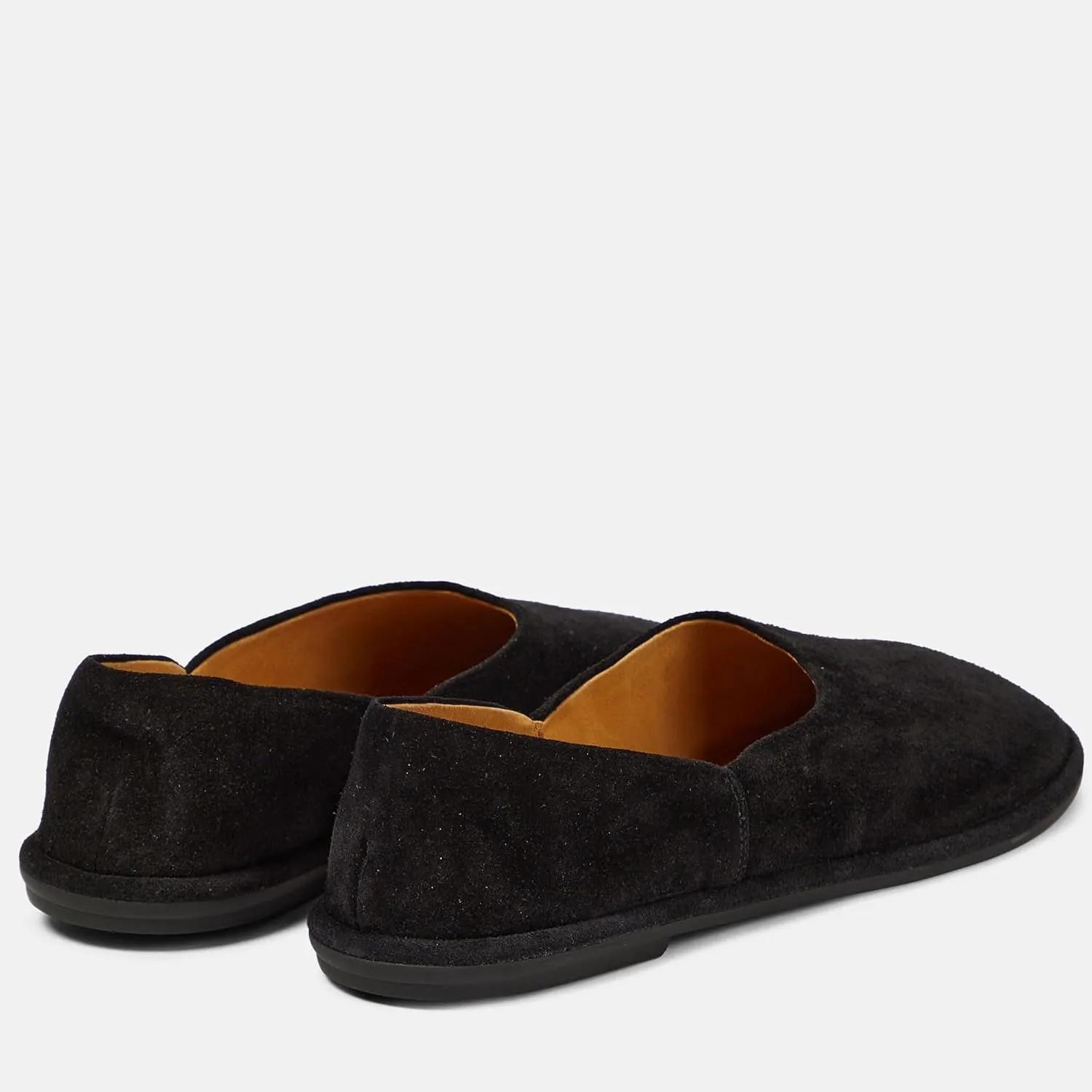Blue Suede Ballet Flats for Women Cute Round Toe Slip On Mary Jane Flats Casual Comfortable Ballerina Shoes