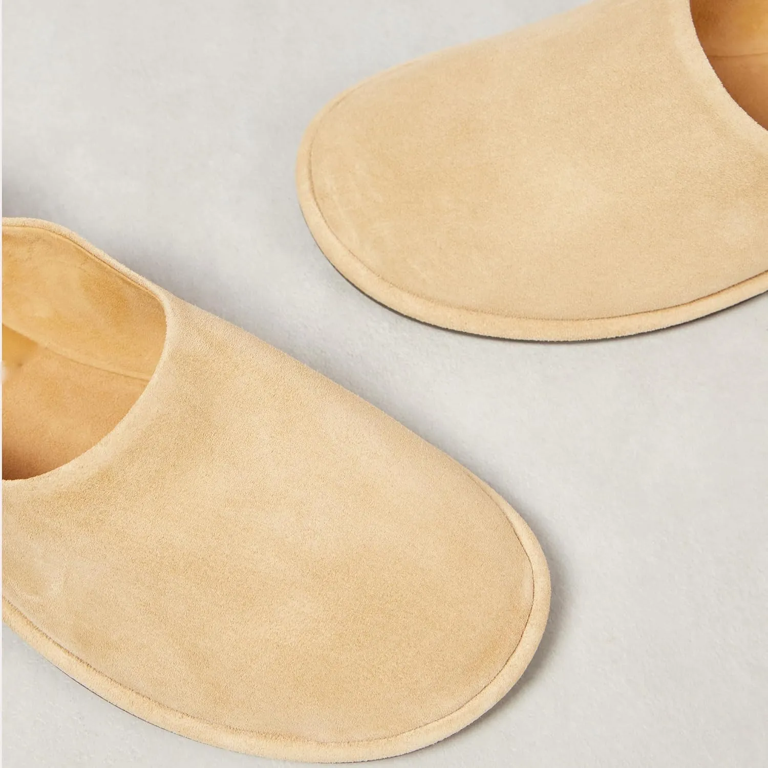 Blue Suede Ballet Flats for Women Cute Round Toe Slip On Mary Jane Flats Casual Comfortable Ballerina Shoes
