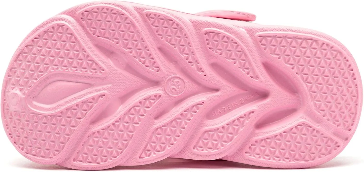 BODATU Boys Girls Garden Clogs Kids Slip On Beach Shoes Children Sandals for Indoor Outdoor