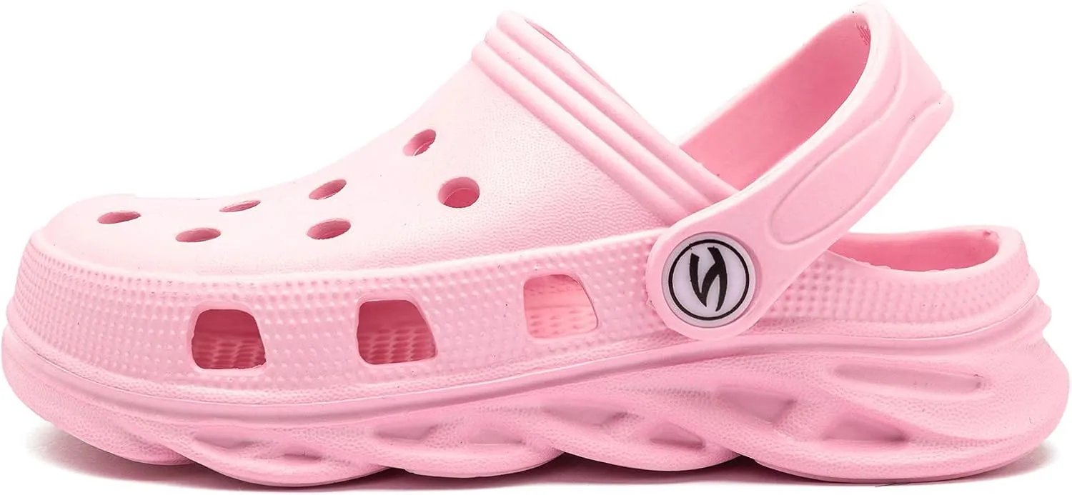 BODATU Boys Girls Garden Clogs Kids Slip On Beach Shoes Children Sandals for Indoor Outdoor