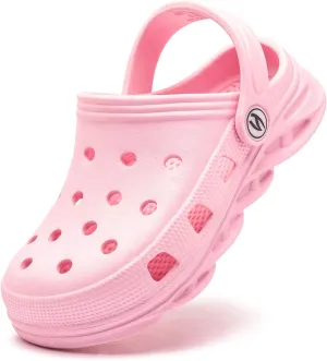 BODATU Boys Girls Garden Clogs Kids Slip On Beach Shoes Children Sandals for Indoor Outdoor