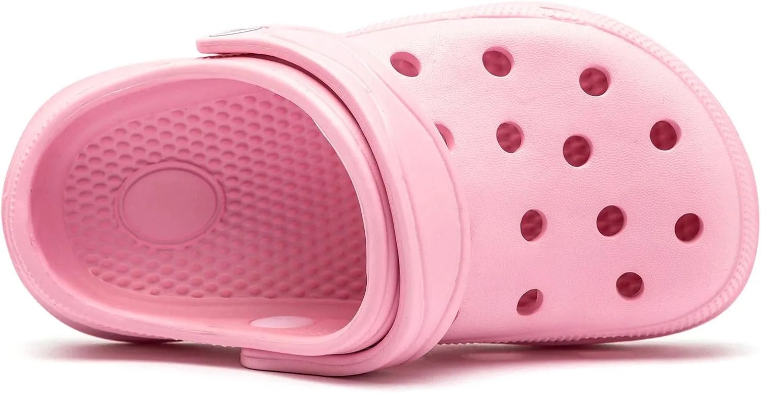 BODATU Boys Girls Garden Clogs Kids Slip On Beach Shoes Children Sandals for Indoor Outdoor
