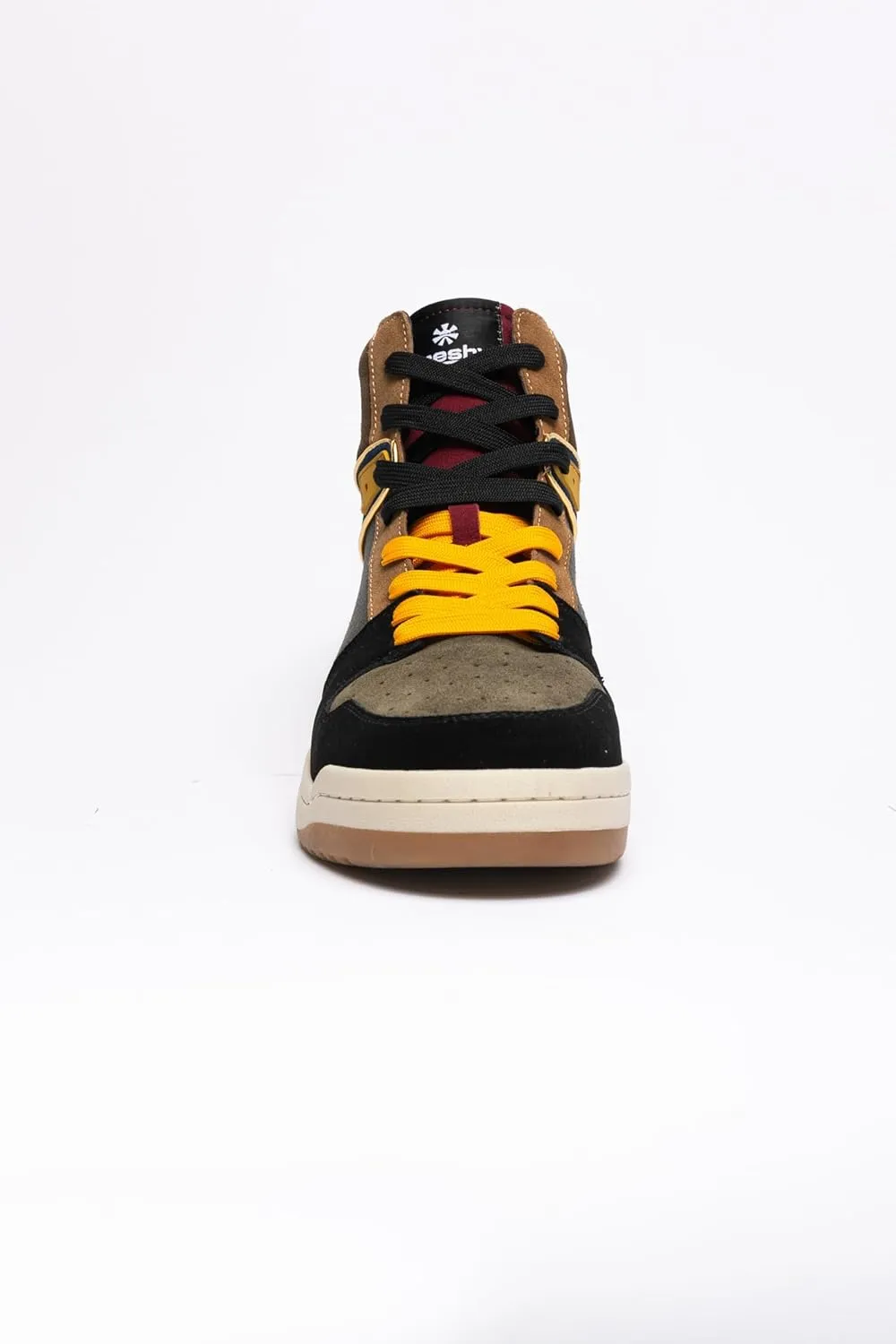 Bounce, High Top Sneakers for Women and Men. Memory Foam Insole, Retro Inspired Basketball Shoes. 80s Fashion Trainers