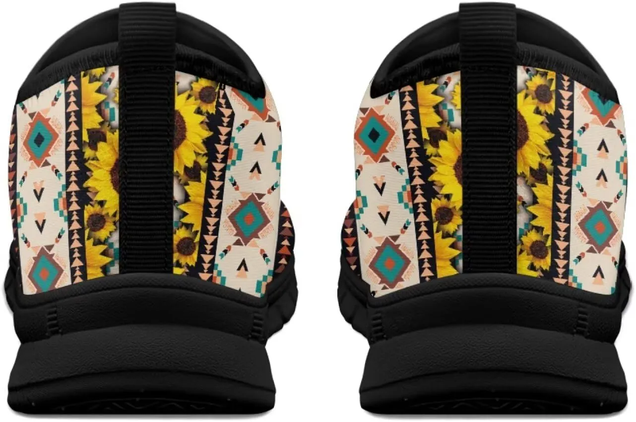 Cartoon Cattle Print Slip on Shoes for Women Loafers Hands Free Shoes Running Sneakers