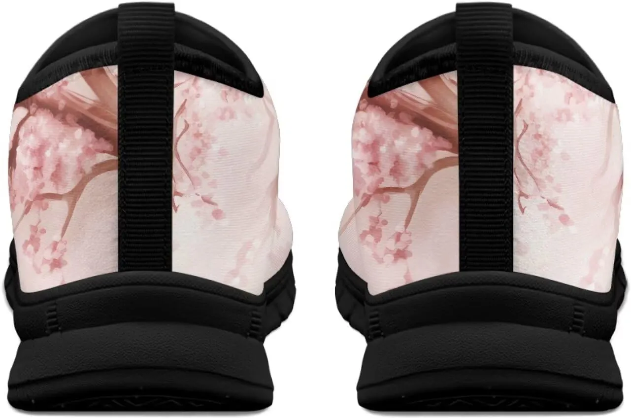 Cartoon Cattle Print Slip on Shoes for Women Loafers Hands Free Shoes Running Sneakers