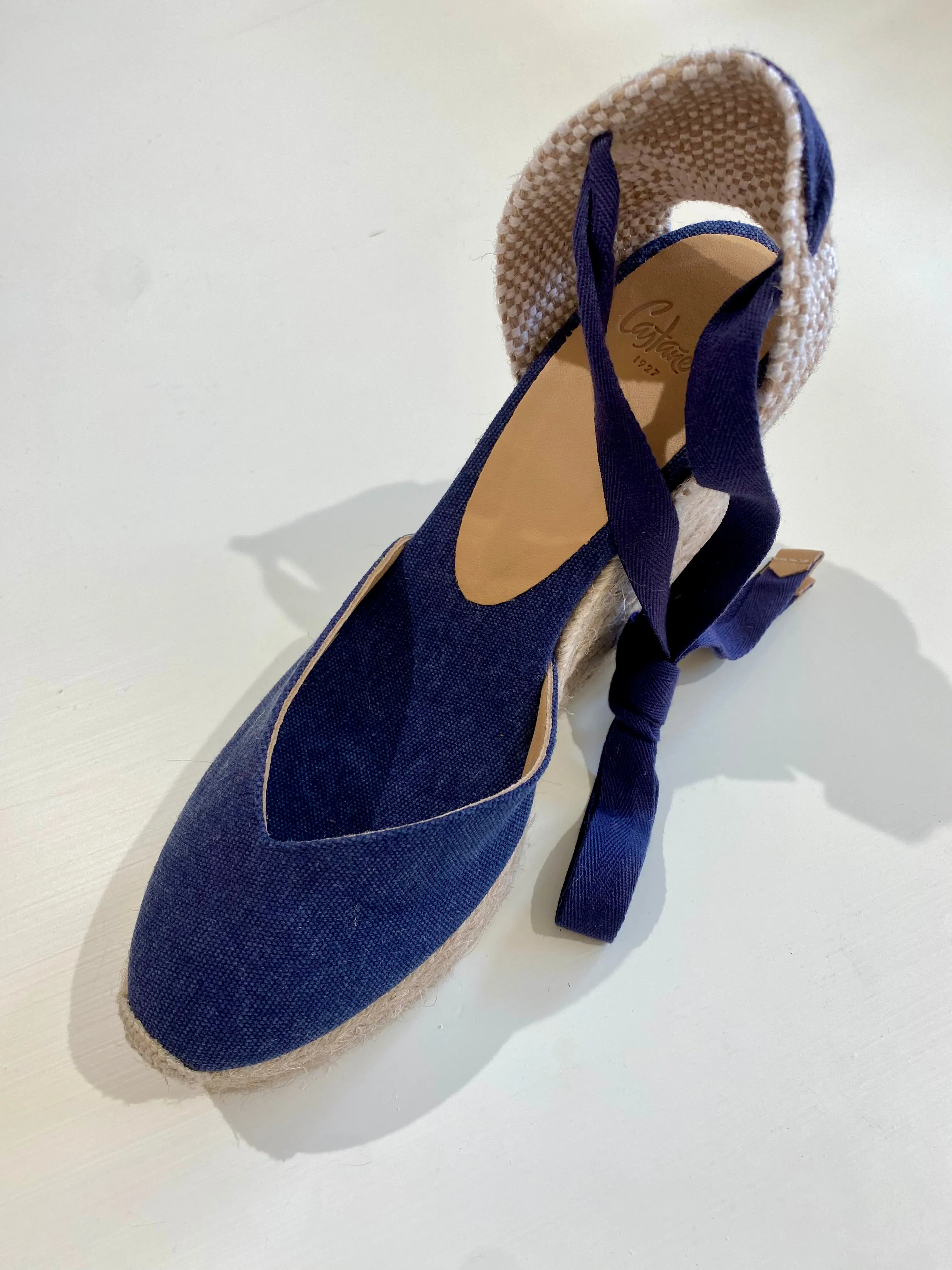 Chiara Espadrilles - 11cm - Azul Oxford