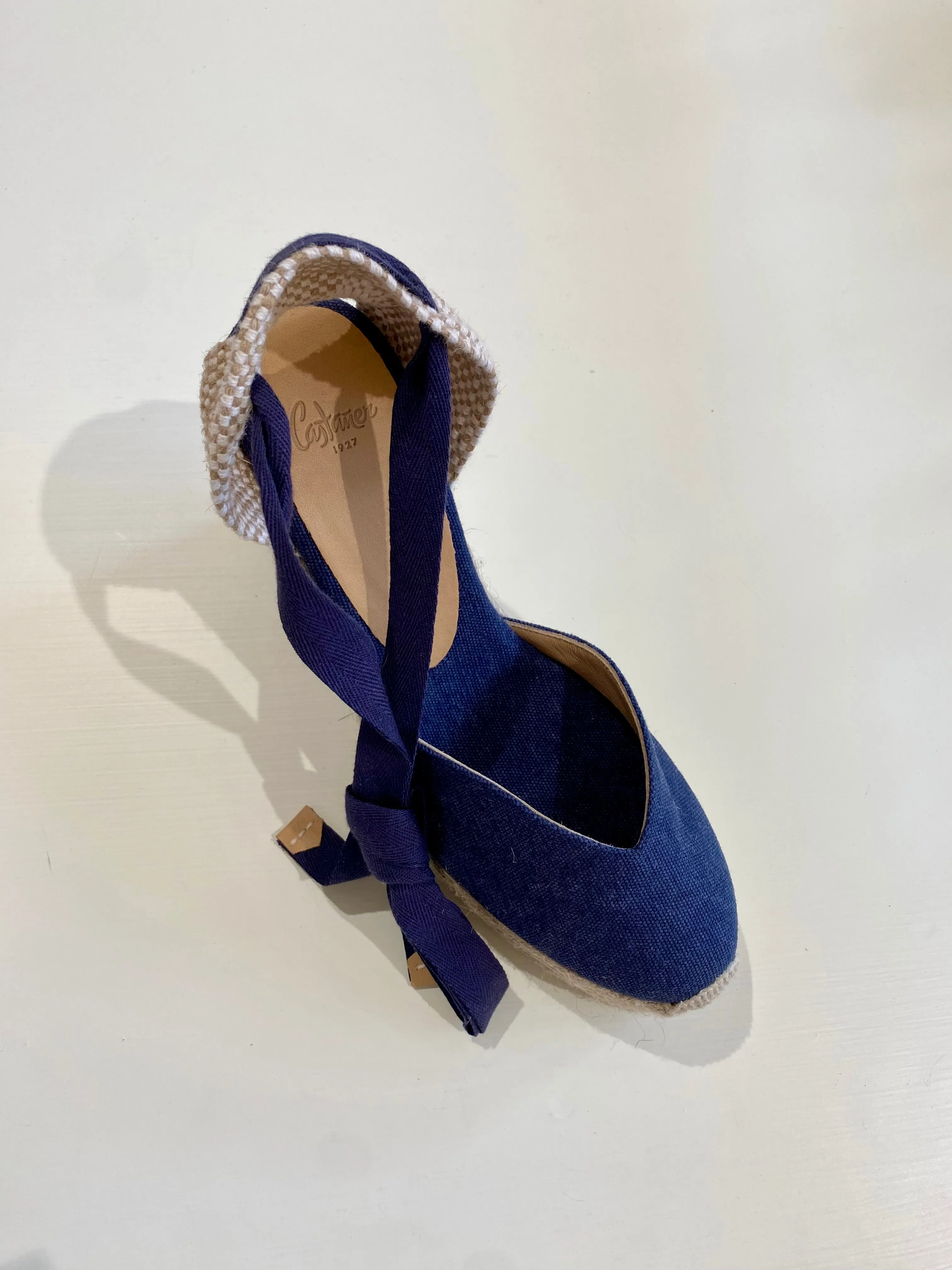 Chiara Espadrilles - 11cm - Azul Oxford