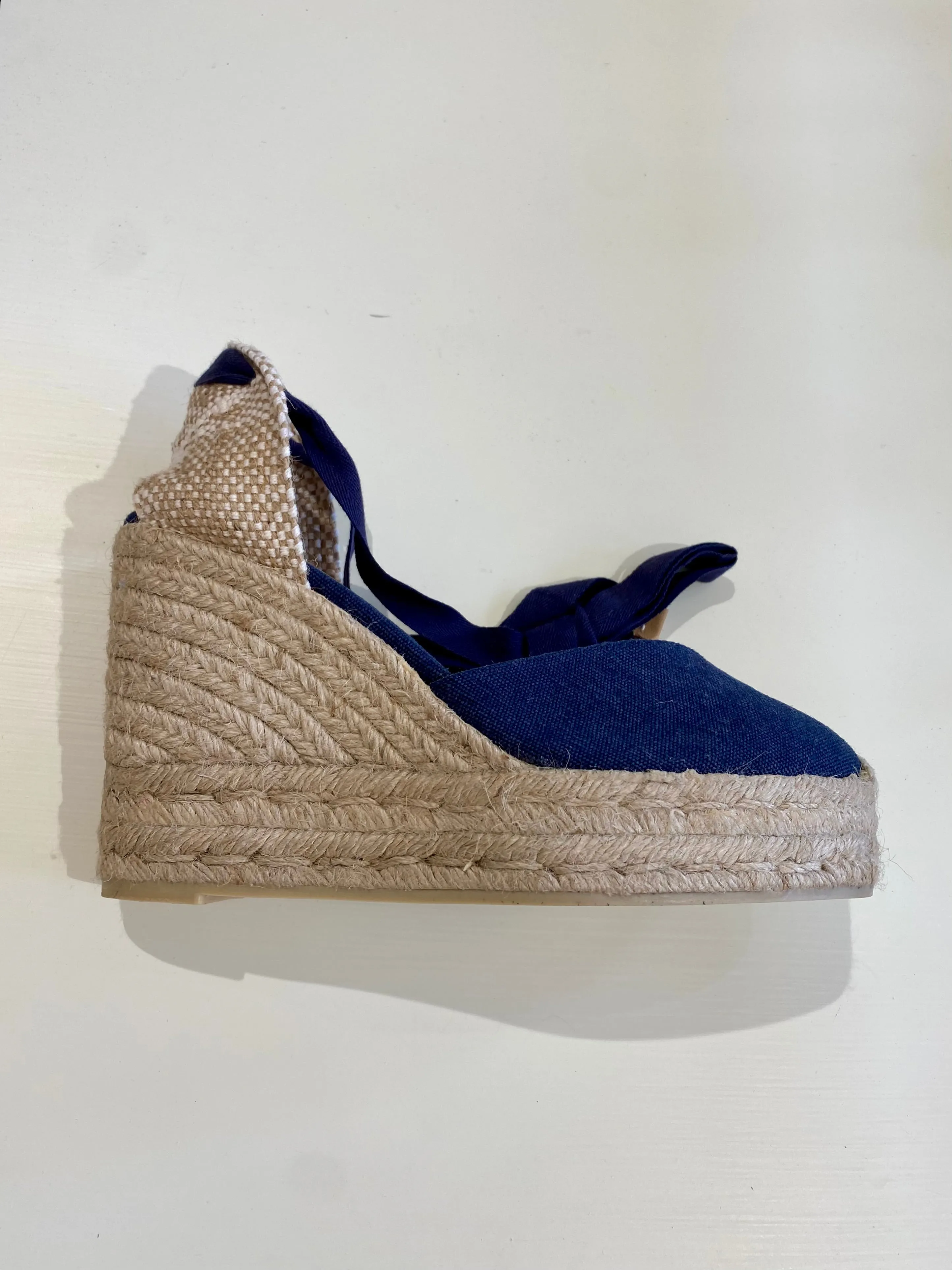 Chiara Espadrilles - 11cm - Azul Oxford