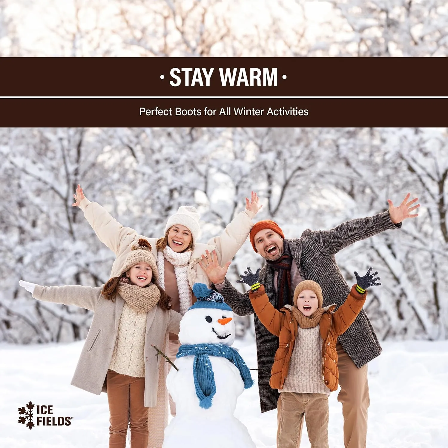 Clara Snow Winter Boots for Women, Warm, Insulated, Waterproof Shell, Faux Fur Lined Cuff