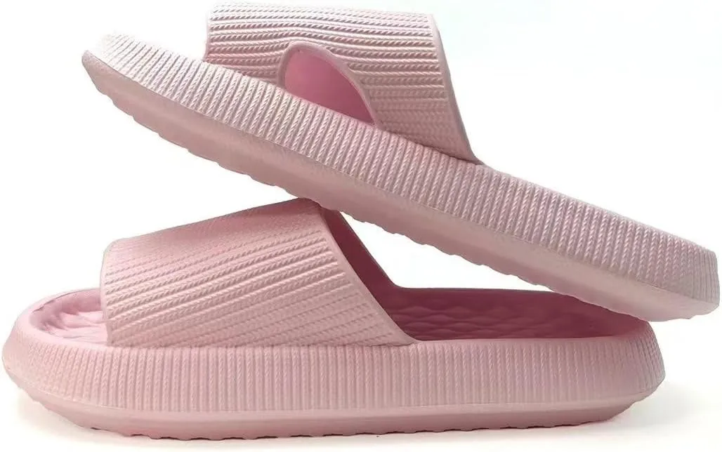 Cloud Slippers for Women and Men Ultra Comfort Recovery Pillow Slippers Slides Shower Sandals House Shoes with Low Arch Support