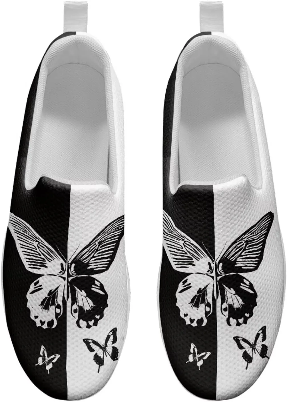 Coloranimal Platform Sneakers for Women Fashion Platform Loafers Slip On Shoes Womens Loafers High Top Athletic Sneakers Non Slip Ladies Jogging Shoes