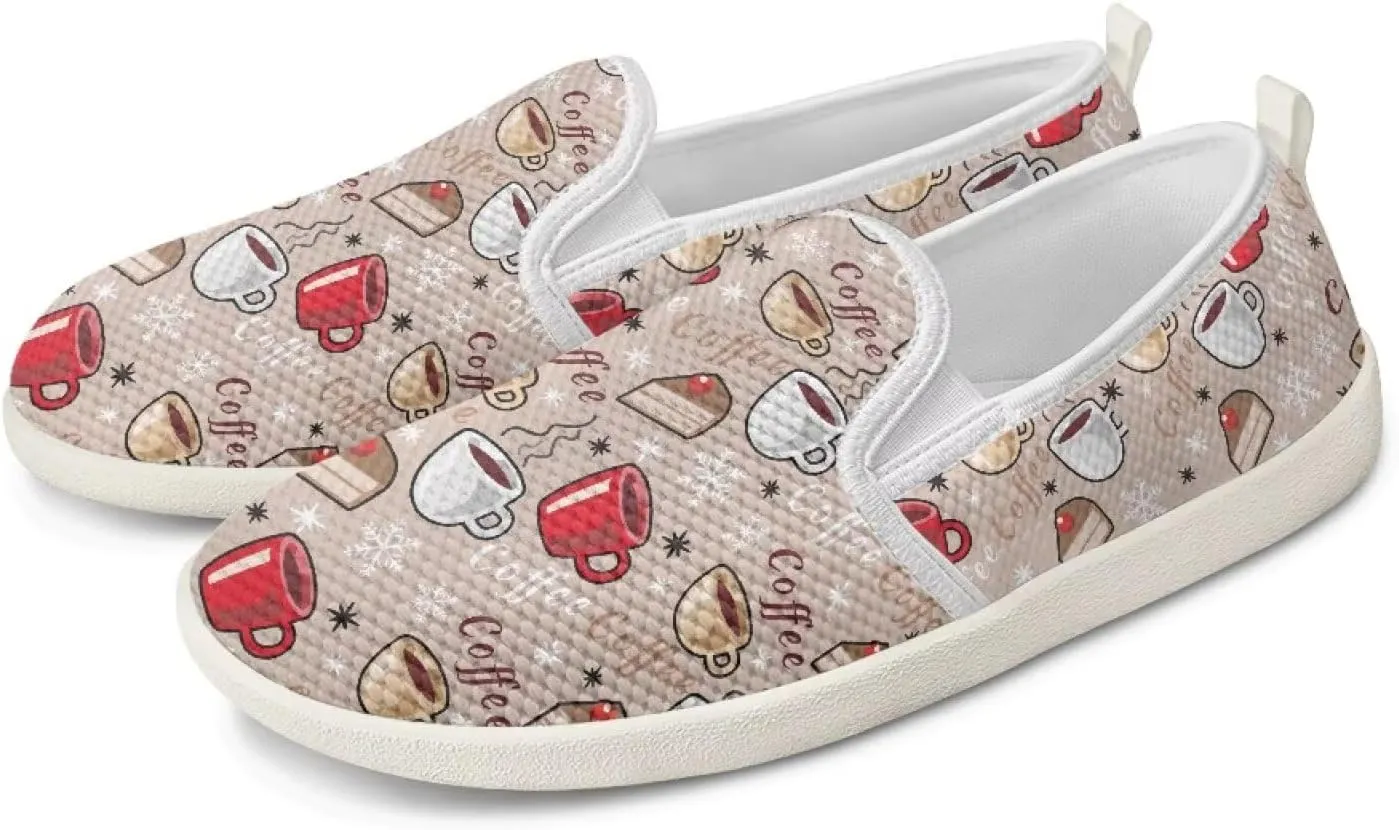 Comfort Casual Shoes for Women Slip On Shoes Wide Width Womens Flats Shoes