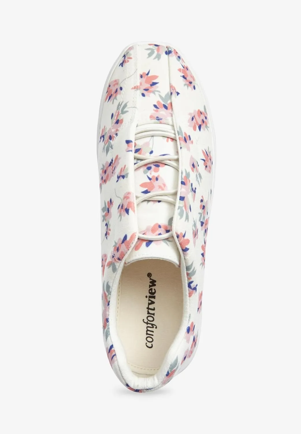 Comfortview Women's Wide Width The Bungee Sneaker