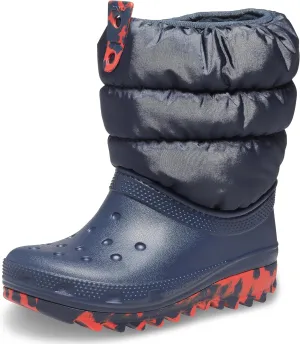 Crocs Unisex-Child Classic Lined Neo Puff Boot Snow