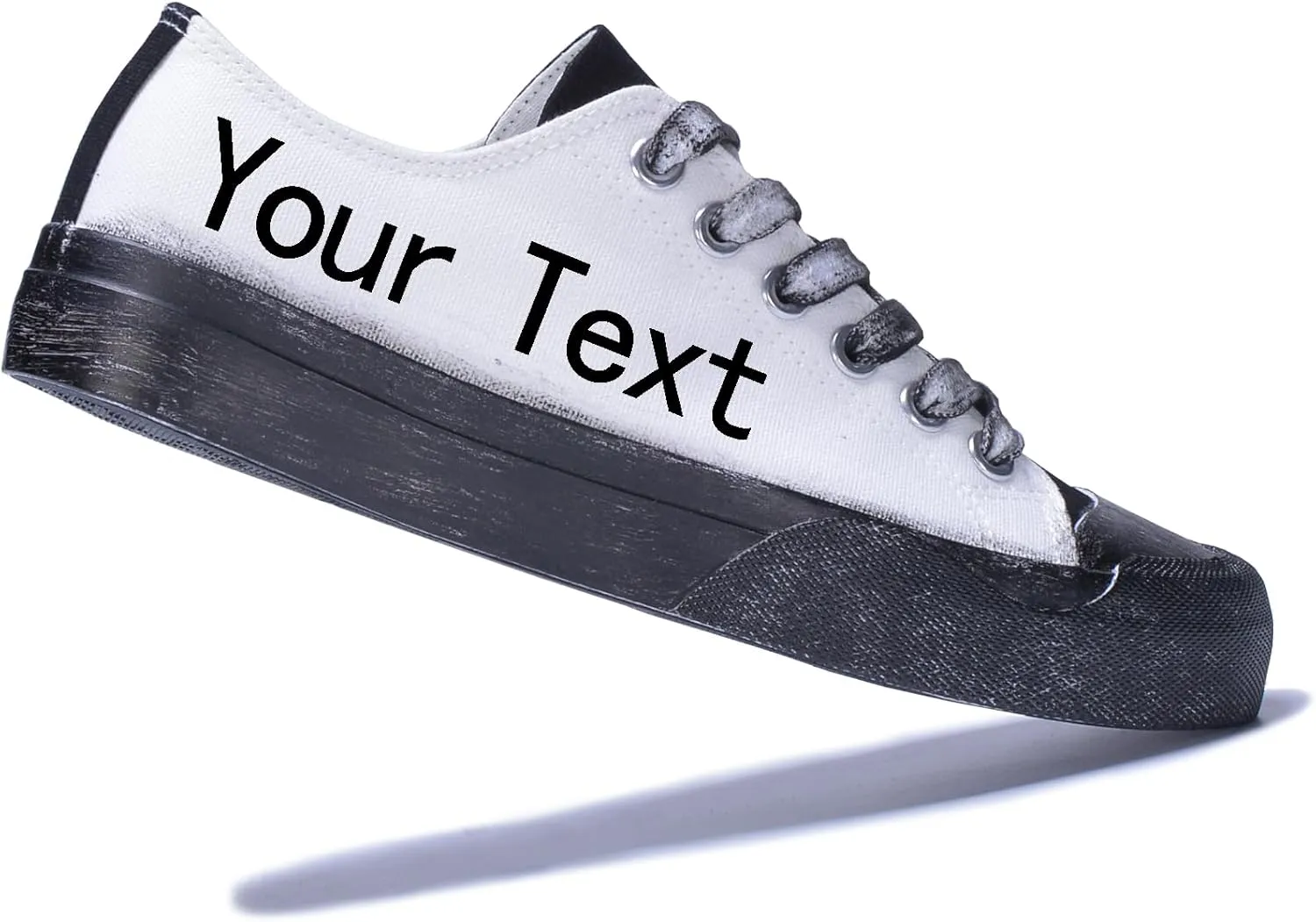 Custom Men's Canvas Low Top Fashion Sneaker Customized Personalized Cosplay Design with Photo Lace-up Classic Casual Shoes for Women Gift