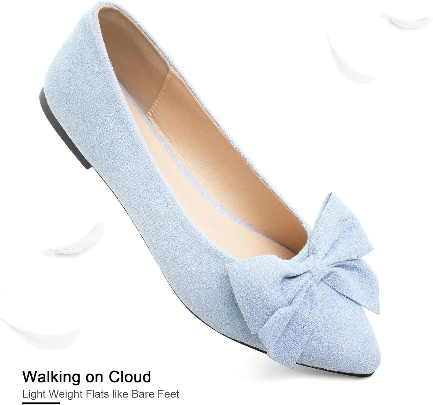 Dear Time Women's Ballet Flats Dress Ballet Shoes Slip on for Office Work Comfortable Shoes