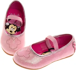 Disney Girls Mary Jane Flats - Kids Character Princess Dress up Slip-on Shoes (Toddler/Little Kid)