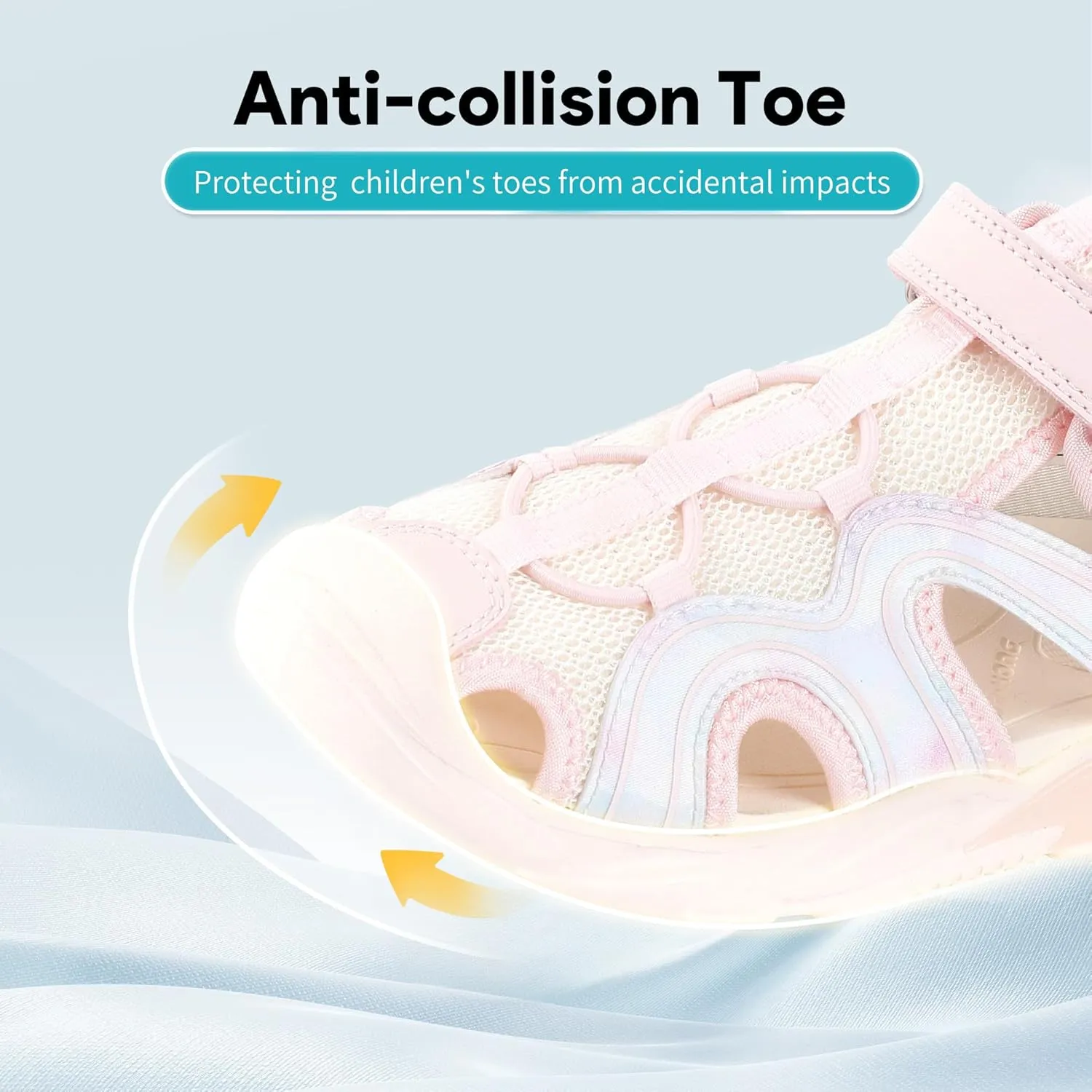 Dr Kong Boys Girls Sandals Summer Kids Sports Sandals Closed Toe Lightweight Athletic Hiking Outdoor (Little Kid)