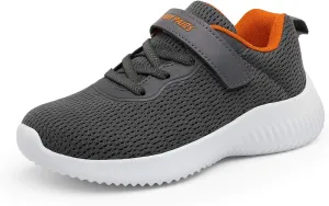 DREAM PAIRS Boys Girls Shoes Kids Tennis EZ-Ons FunRun Breathable Running Athletic Sport Sneakers